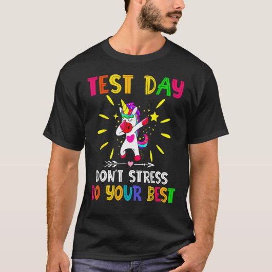 T-shirt Rock The Test Enseignant Test Jour Test Enseignant (Devant)