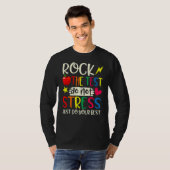 T-shirt Rock The Test Enseignant Test Jour Test Étudiants  (Devant entier)