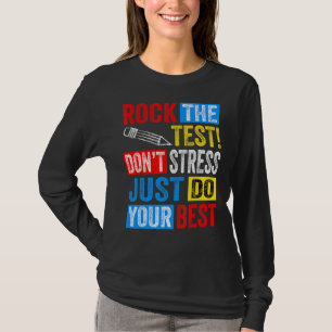 T-shirt Rock The Test Retro Vintage Test Jour Enseignant 1