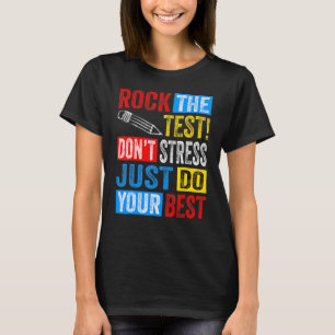 T-shirt Rock The Test Retro Vintage Test Jour Enseignant 2