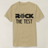 T-shirt Rock The Test squelette main crayon Test Jour  (Design devant)