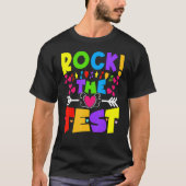 T-shirt Rock The Test Test For Teachers Test Day Teach (Devant)