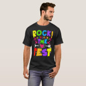 T-shirt Rock The Test Test For Teachers Test Day Teach (Devant entier)
