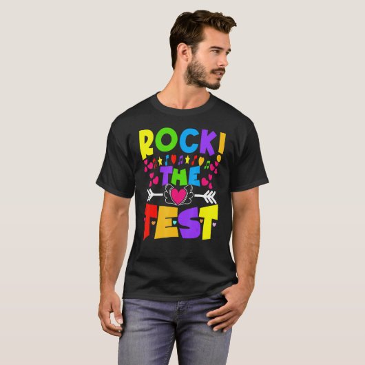 T-shirt Rock The Test Test For Teachers Test Day Teach (Devant entier)