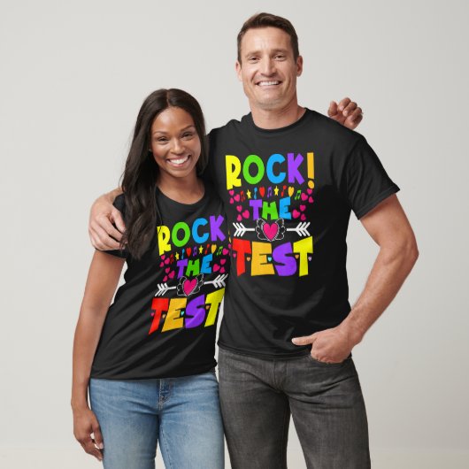 T-shirt Rock The Test Test For Teachers Test Day Teach (Unisexe)