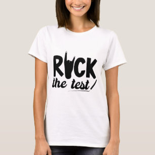 T-shirt Rock The Test Test Test Examen Jour Pour L'Étudian