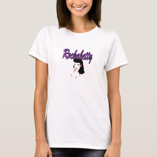 T-shirt Rockabetty Portrait (Devant)