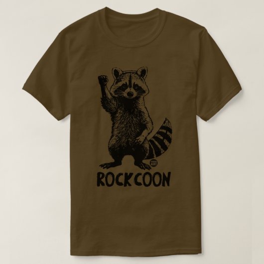 T-shirt rockcoon (Design devant)