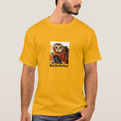 T-shirt Rockefeller le hibou, or, (Devant)