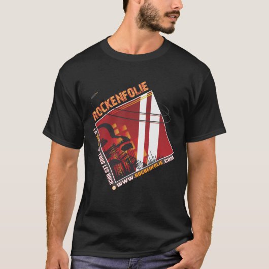 T-Shirt Rockenfolie Homme (Devant)