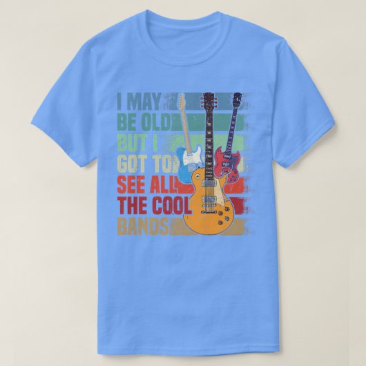 T-shirt Rocker and Guitar Lover got to see (Design devant)