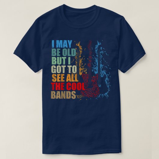 T-shirt Rocker and Guitar Lover got to see (Design devant)