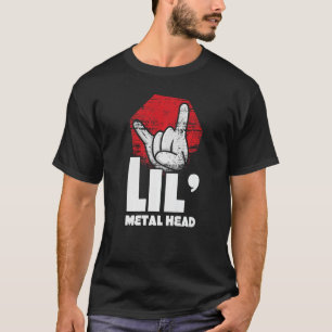 T-shirt Rocker Métal Signal Rock Music Lover Little Met