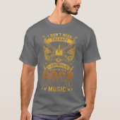 T-shirt Rocker Music Drums Rock And Roll friend (Devant)