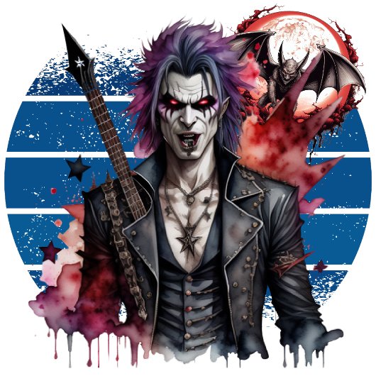 T-shirt Rocker Vampire