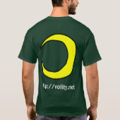 T-shirt Rocket à la lune T foncé (Dos)