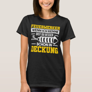 T-shirt Rocket Böllern Nouvel An Eve Pyrotechnik