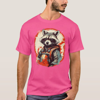 T-shirt Rocket Raccoon rugueux