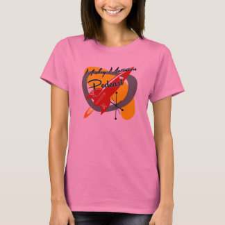 T-shirt Rocket rouge (couleurs de l'alt des femmes)