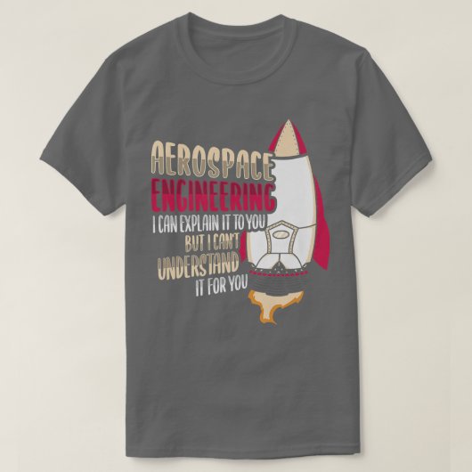 T-shirt Rocket Science Design for an Aerospace Engineer Pr (Design devant)