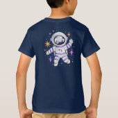 T-shirt Rocket Ship Planets UFO et Astronaut Space Boys (Dos)