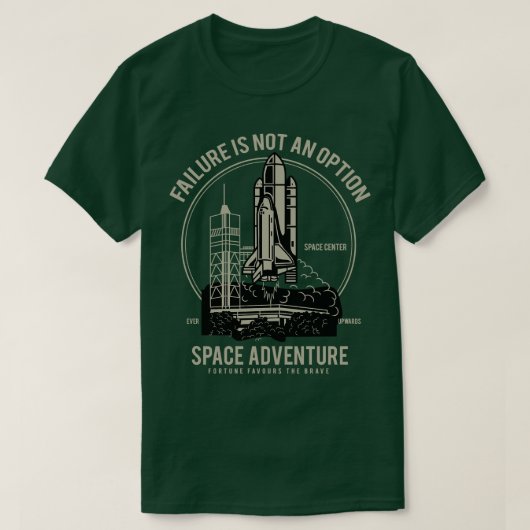 T-shirt Rocket Space Adventure (Design devant)