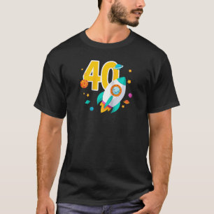 T-shirt Rocket Space Ship 40e Anniversaire Espace Thématiq