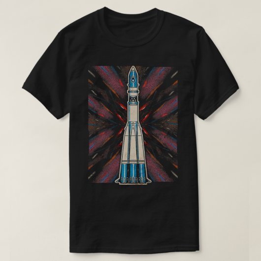 T-shirt Rocket Vostok (Design devant)