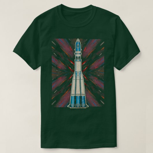 T-shirt Rocket Vostok (Design devant)