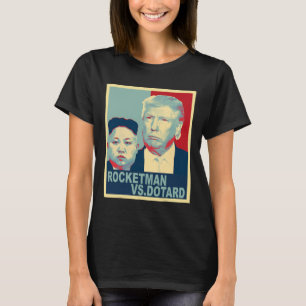 T-shirt Rocketman contre le gâteux Kim Jong Un Drôle de Tr