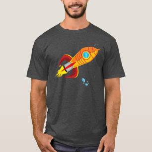 T-shirt Rocketship Spaceship Space Explorer Galaxy Outer S