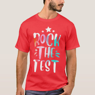 T-shirt Rockheestesting Day Motivationaleacher vintage