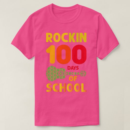T-shirt Rockin 100 Jours D'École 4 (Design devant)