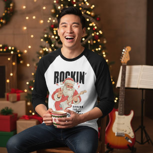 T-shirt Rockin' Around The Christmas Tree Musique Rock San