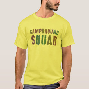 T-shirt Rockin' CAMPGROUND SQUAD Conseiller d'été Enseigna