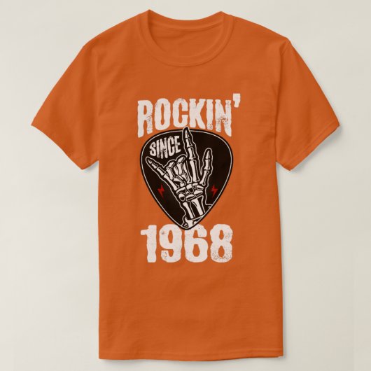 T-shirt Rockin depuis 1968 (Design devant)