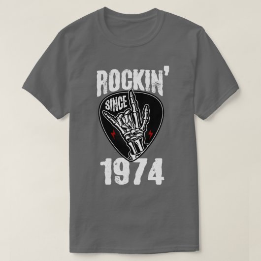 T-shirt Rockin depuis 1974 (Design devant)