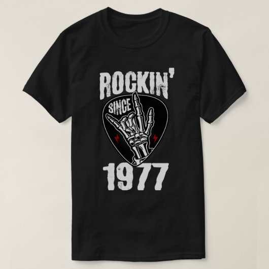 T-shirt Rockin depuis 1977 (Design devant)