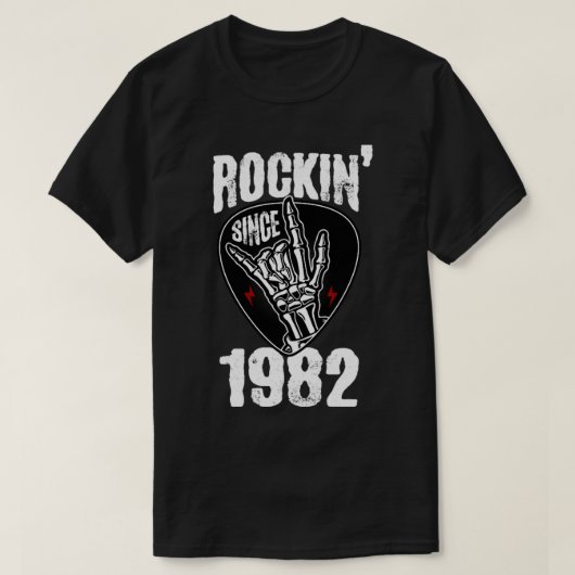 T-shirt Rockin depuis 1982 (Design devant)