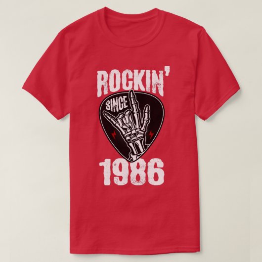 T-shirt Rockin depuis 1986 (Design devant)