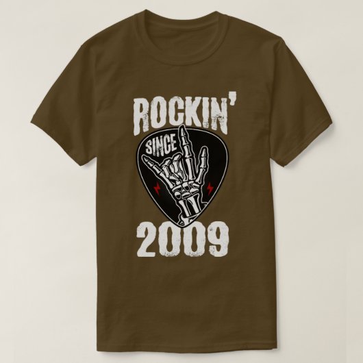 T-shirt Rockin depuis 2009 (Design devant)