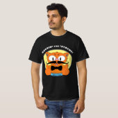 T-shirt Rockin' le Stache ! Señor Gato™ Mustache Cat (Devant entier)