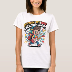 T-shirt Rockin’ My Way Back to School Kid