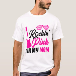 T-shirt Rockin' Pink Pour Maman Célébration De Sensibilisa