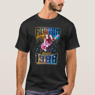 T-shirt Rockin Since 1988 Rock Music 34th Birthday