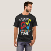 T-shirt Rockin To A Different Tune Autism (Devant entier)