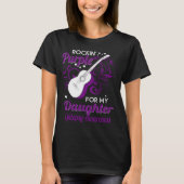 T-shirt rockin_ violet pour fille épilepsie (Devant)