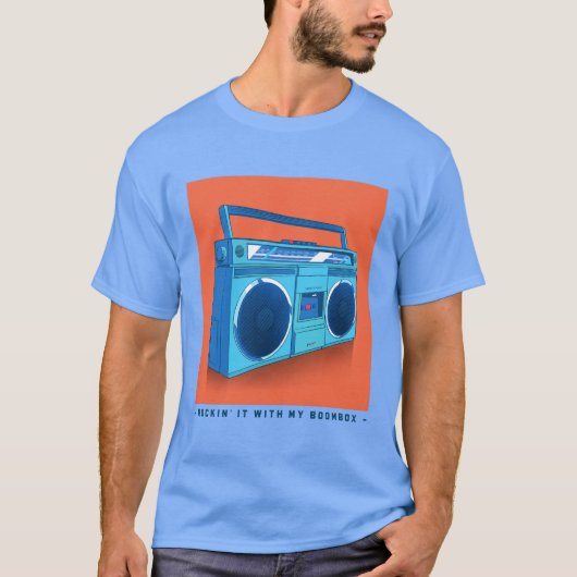 T-shirt Rockin'it With my Boombox (Devant)