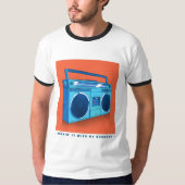 T-shirt Rockin'it With my Boombox (Devant)