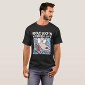 T-shirt Rocko s Modern Life Frightened Euphoric Poster (Devant entier)